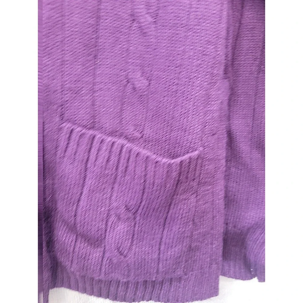 Vintage  Persephone Jones‎ Sweater Purple Cardigan Sz L RARE